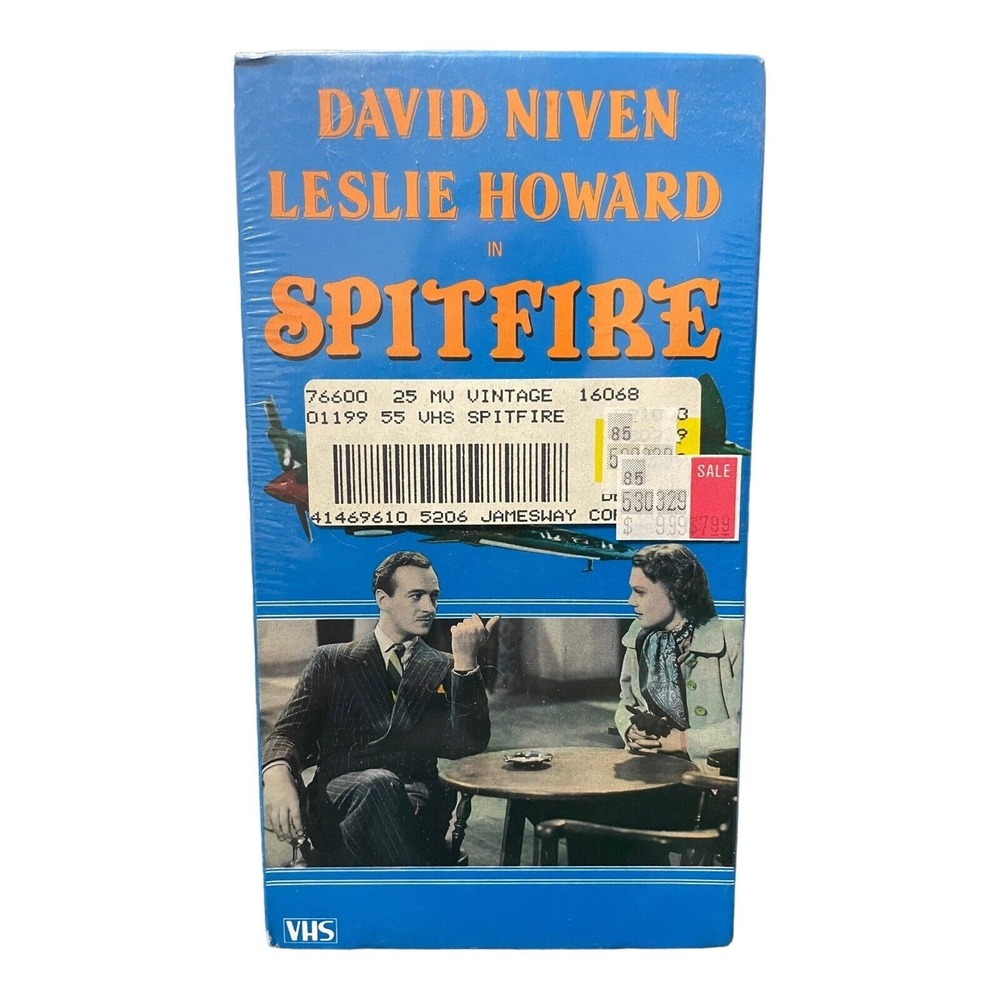 Spitfire David Niven and Lesley Howard World War 2 Movie New Sealed VHS